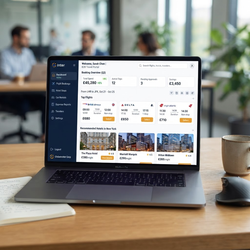 Preview of the Pay4Biz white label booking dashboard